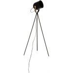 Lampadaire tr�pied bil m�tal noir h136cm - atmosphera createur dinterieur