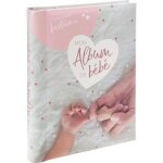Livre de naissance 100 pages 21x25cm - atmosphera createur dinterieur - rose