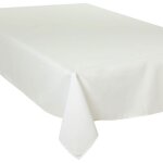 Atmosphera - nappe anti - taches - 150 x 300 cm - ivoire