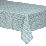 Atmosphera - nappe anti - tache rectangulaire sebring - 150 x 300 cm - bleu