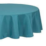 Atmosphera - nappe anti - tache ronde ophy - diam 180 cm - bleu