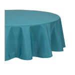 Nappe anti - t�che lallie bleu canard d180cm - atmosphera createur dinterieur