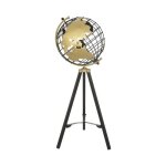 Globe ramon mtal noir 70cm - atmosphera createur dinterieur