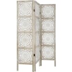 Paravent etnik blanc h170cm - atmosphera createur dinterieur