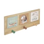 Patre enfant - atmosphera - fort - bois mdf - multicolore - 3 crochets