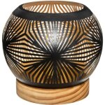 Photophore raja boule led m�tal d15cm - atmosphera createur dinterieur