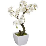 Cerisier artificiel mela blanc h26cm - atmosphera cr�ateur dint�rieur