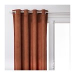 Rideau lilou rose terracotta 140x260cm - atmosphera cr�ateur dint�rieur