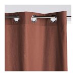 Rideau panama - rose terracotta - 140x260 cm - terracotta - atmosphera createur dinterieur