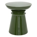 Atmosphera - table dappoint ronde en m�tal jaya - vert