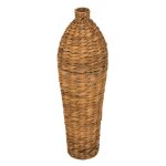 Atmosphera - vase en jacinthe deau percy - h. 57 cm - marron