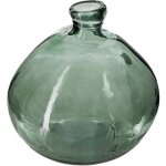 Vase dame jeanne vert kaki d33cm - atmosphera createur dinterieur