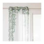 Voilage tamine vert 140x240cm - atmosphera createur dinterieur