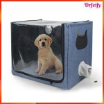 Atomisation pour animaux de compagnie bo�te dinhalation de chambre � oxyg�ne pour chien et chat pliable ...