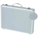 Attach� - case en aluminium - alumaxx - minor - l�ger - 2 compartiments a4 - argent�