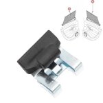 Attache de fixation - autocraft - renault - compatible megane scenic laguna - noir - garantie 2 ans