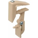 Attache goutti�re pvc - sable - d�v. 16cm (x5) girpi