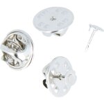 Set 10 attaches pins - 1 cm - m�tallique