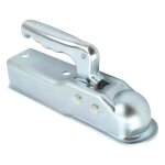 Attache de remorque  languette droite boule dattelage de 50 mm rail carr capacit de charge de 3500 ...