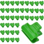 Attaches pour serres lot de 40 clips de fixation pour film de serre plastique lamin� pour serres jardinage ...