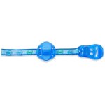 Attache - sucette ruban avec protection ttine - chicco - x1 - bleu