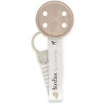 Attache - sucette avec ruban - suavinex - birdies - d�s la naissance - beige