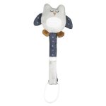 Attache - t�tine b�b� en coton chouette - merlin - pr�vention des pincements de doigts