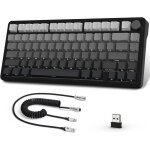 Attack shark x85 clavier m�caniqueclavier de jeu sans fil 75% avec knobrembourrage � 5 couchespbt side ...