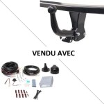 Attelage bmw x3 (11 / 10 - 10 / 17) col de cygne + faisceau universel 7 broches + boitier �lectronique ...