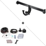 Attelage citro�n berlingo court (07 / 08 - 06 / 18) col de cygne + faisceau universel 7 broches + boitier ...