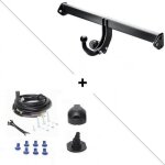 Attelage renault twingo 1 (01 / 98 - 05 / 07) col de cygne + faisceau universel 7 broches Attelage renault twingo 1 (01 / 98 - 05 / 07) col de cygne + faisceau universel 7 broches