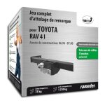 Attelage toyota rav 4 i rotule standard auto - hak rotule standard d�montable avec outil + faisceau 7 ...