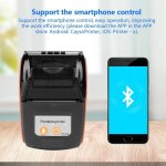 Atyhao imprimante de reus sans fil imprimante de reus portable sans fil imprimante de factures thermique ...