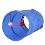 Tunnel pour chat - atyhao - jouet pliable avec clochette et balle - matriau non toxique - idal pour ...
