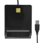 Atyhao lecteur de carte didentit lecteur de carte  puce multifonction usb2. 0 pour m2 / ms / banque ...