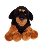 Peluche - peluche floppipup rottweiler - 22 cm