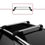 Compatible avec audi a4 (b8) avant 2008 - 2015 barres de toit ace - 2 railing porte - bagages de voiture ...
