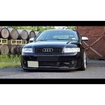 Pour audi a4 s4 b6 8e spoiler lvre lame infrieure pare - choc avant noir 00 - 06
