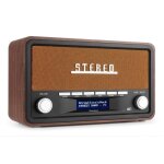 Radio dab + portable - audizio - foggia - 50 w - cuivre - fonction rveil - bluetooth