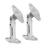 Support mural pour enceintes - audizio - hts20w - noir - réglable - inclinaison 90° - pivotement 360° ... Support mural pour enceintes - audizio - hts20w - noir - réglable - inclinaison 90° - pivotement 360° ...