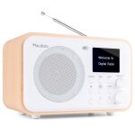 Radio dab + audizio milan avec batterie et bluetooth - blanc / bois écran couleur 2. 4? Radio dab + audizio milan avec batterie et bluetooth - blanc / bois écran couleur 2. 4?