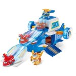 Auer super wings - playset a�roport world aircraft + 2 figurines transform - a - bots ? dessin anim� ...