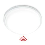 Aufun 15w plafonnier led avec dtecteur de mouvement pour couloir salle de bain et chambre blanc