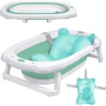 Aufun baignoire bb pliable baignoire bb ergonomique avec pieds antidrapants pour bbs et nouveau ...
