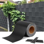 Brise vue - aufun - cloture en pvc 450g / m� - 175m x 19cm - opaque - imperm�able - coupe - vent