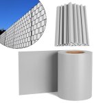 Aufun brise - vue en pvc de protection en brise vue pvc pour clture de jardin ou balcon gris clair 19cmx35m ...
