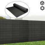 Aufun brise - vue en pvc tapis de brise - vue pour balcon jardin terrasse 180x500cm anthracite