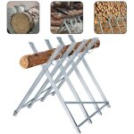 Aufun cheval scie mtal bois bois aide  la coupe banc scie cheval bois scie travail pliable bois fendeur ...