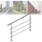 Main courante en acier inoxydable 160 cm - aufun - pour intrieur et extrieur