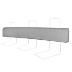 Aufun protection des bords de lit pour lit denfant portable bed rail pour les tout - petits (180 cm gris) ...